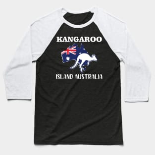 Funny Australian Kangaroo Australia Day Baseball T-Shirt